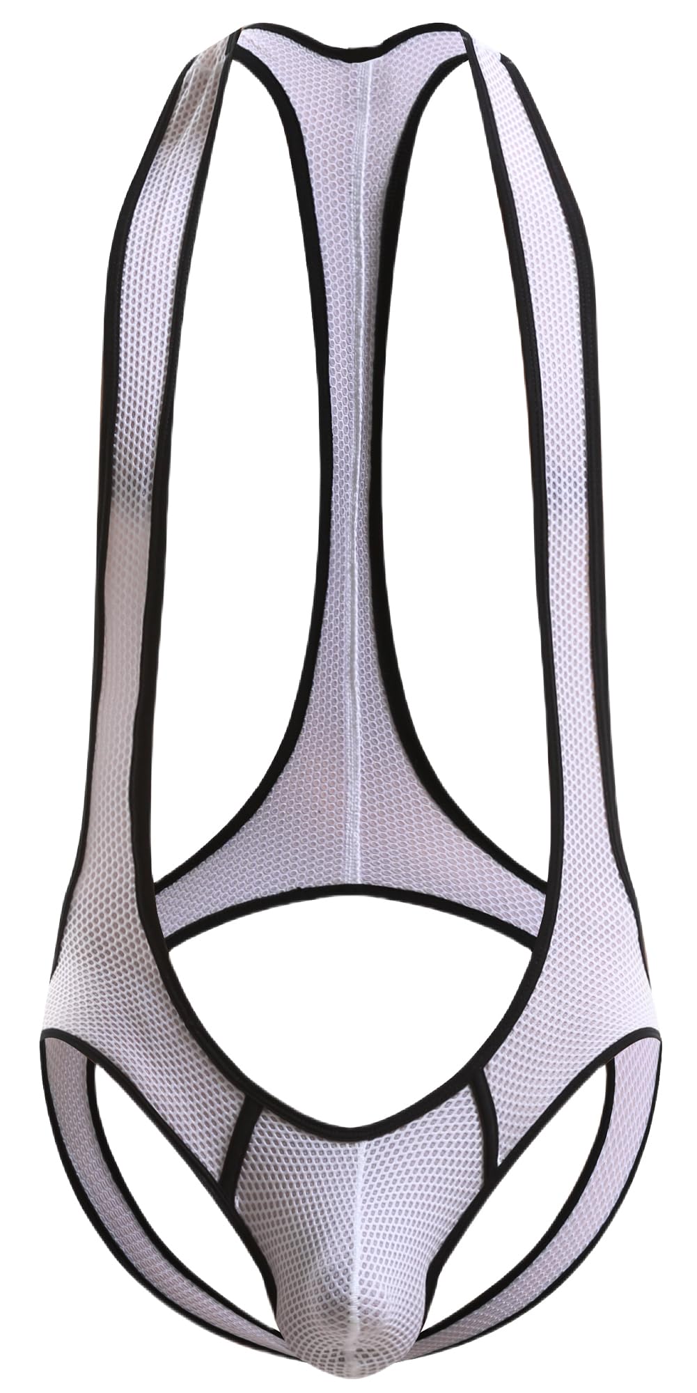 【送料無料】[Maeau] レスリングウェア メンズ メッシュ シングレット ボクサーパンツ tバック ショー..