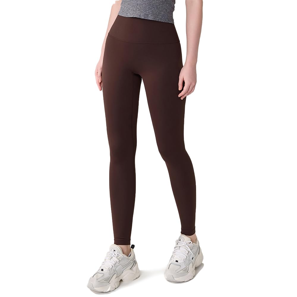 【送料無料】[IRCOLVE] ヨガパンツ レディース Skin シリーズ ヨガレギンス レディース ヨガウェア スポーツタイツ 9分丈 コットン 美尻 吸汗速乾 ハイウエスト トレーニング(coffee,m)