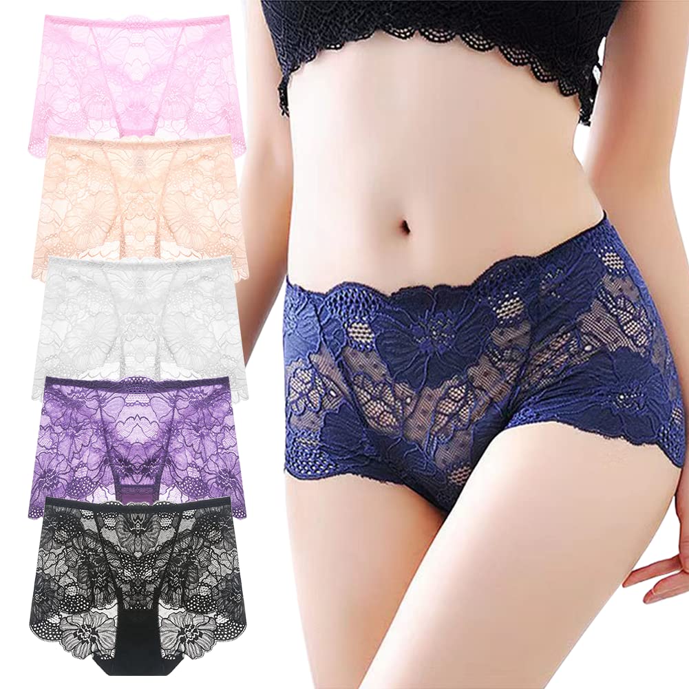 【送料無料】[HINICE] 総レース ショーツ レディース ランジェリー セクシー 花柄 下着 透け透け ボク..