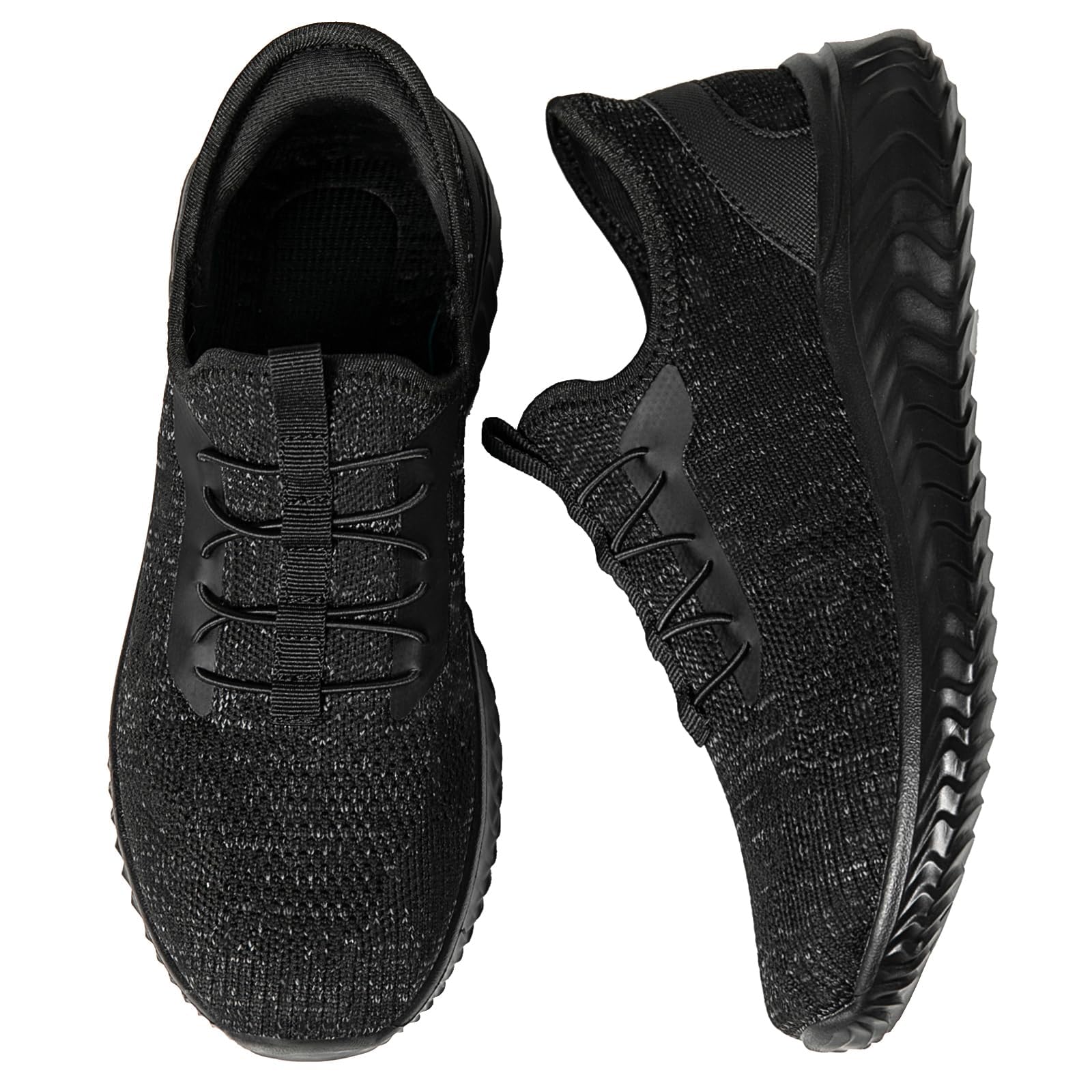 【送料無料】[STRDEOUT] メンズ 紐なしスニーカー Hands Free スリッポン スニーカー 歩きやすい靴 ウォーキングシューズ 立ち仕事 脱ぎ履きしやすい 素足 夏 室内 通気性 ブラックグレー 25.0 cm