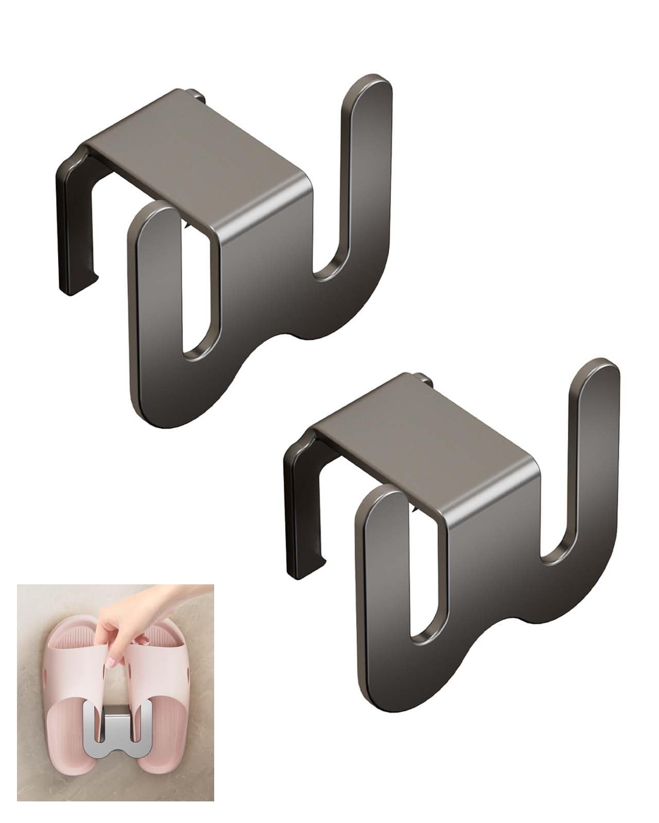 【送料無料】Tibemiスリッパ立て スリッパ置き 2点セットベランダ サンダル 収納 壁掛け用 ペースアルミニウムスリッパたて スリッパ 収納 シューズラック...