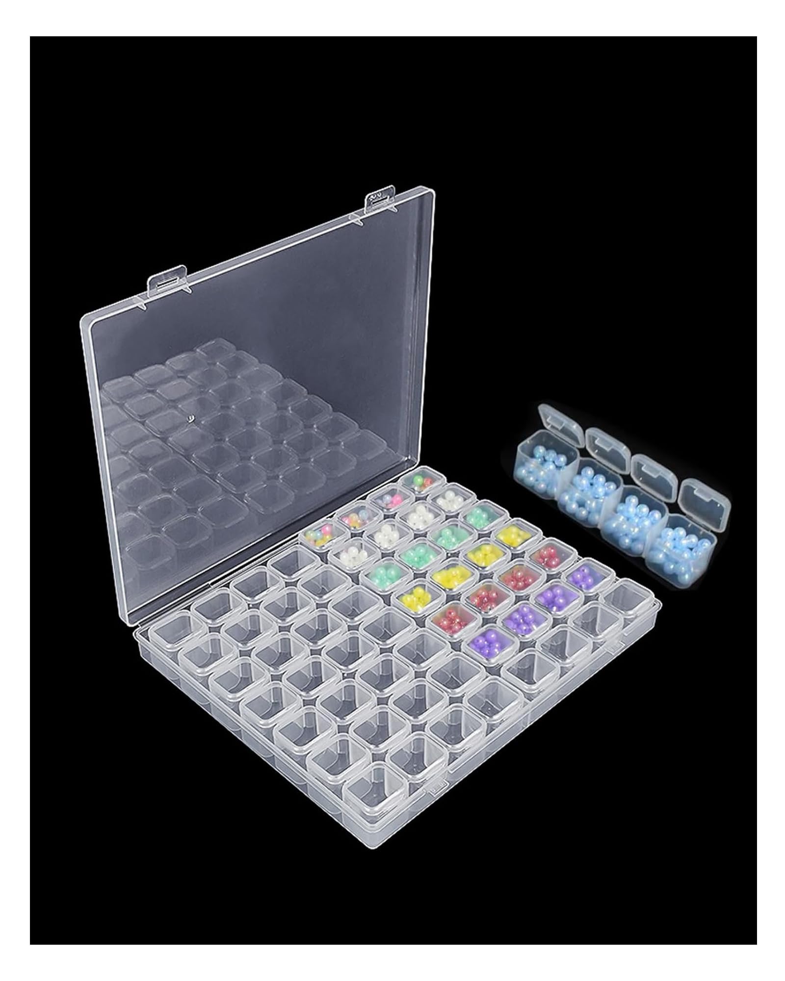 【送料無料】Tibemiビーズケース 小分けケース 透明 プラスチックケース 小物ケース ダイヤモンドアー..