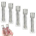 【送料無料】DEVENTORZ リップグロス 5.3ml 5個入り チューブ リップ容器 透明 口紅チューブ リップグロス 詰め替え容器 空ボトル DIY 手作...