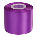 【送料無料】【Ribbonitlux】幅7.62cm ダブルフェイス サテンリボン 25ヤード (465-パープル)、リボン、パーティー装飾、裁縫、ウェディング...