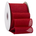 【送料無料】【Ribbonitlux】幅50mm バーラップワイヤーリボン 長さ18m ギフト包装、蝶結びの作り方、ナチュラルなウェディングの装飾、クリスマスツ...