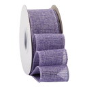 【送料無料】【Ribbonitlux】幅50mm バーラップワイヤーリボン 長さ18m ギフト包装、蝶結びの作り方、ナチュラルなウェディングの装飾、クリスマスツ...