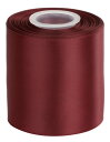 【送料無料】【Ribbonitlux】幅10.16cm ダブルフェイス サテンリボン 25ヤード (277-ワインレッド)、リボン、パーティー装飾、裁縫、ウェデ...
