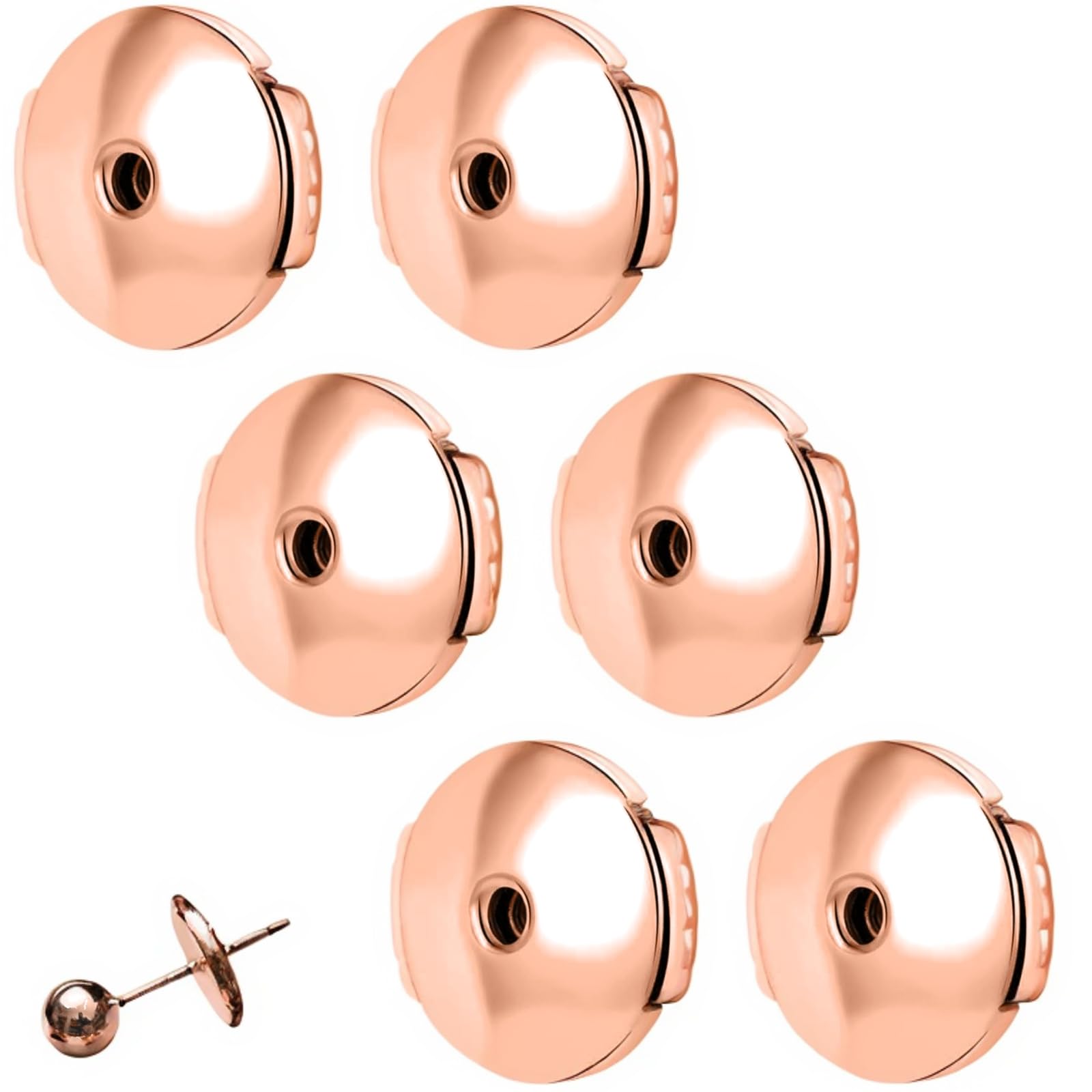 【送料無料】BLOOPIC ピアスキャッチ (6個入り) シリコンイヤリングバックル 取れないピアスキャッチ 下向き防止 紛失防止 男女兼用 あらゆるタイプのイ...