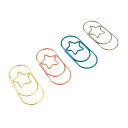 【送料無料】BLOOPIC ゼムクリップ 星型ペーパークリップ 20個セット カラフル かわいい おしゃれ 大型 金属製 書類整理 事務用品 文房具セット 手帳...