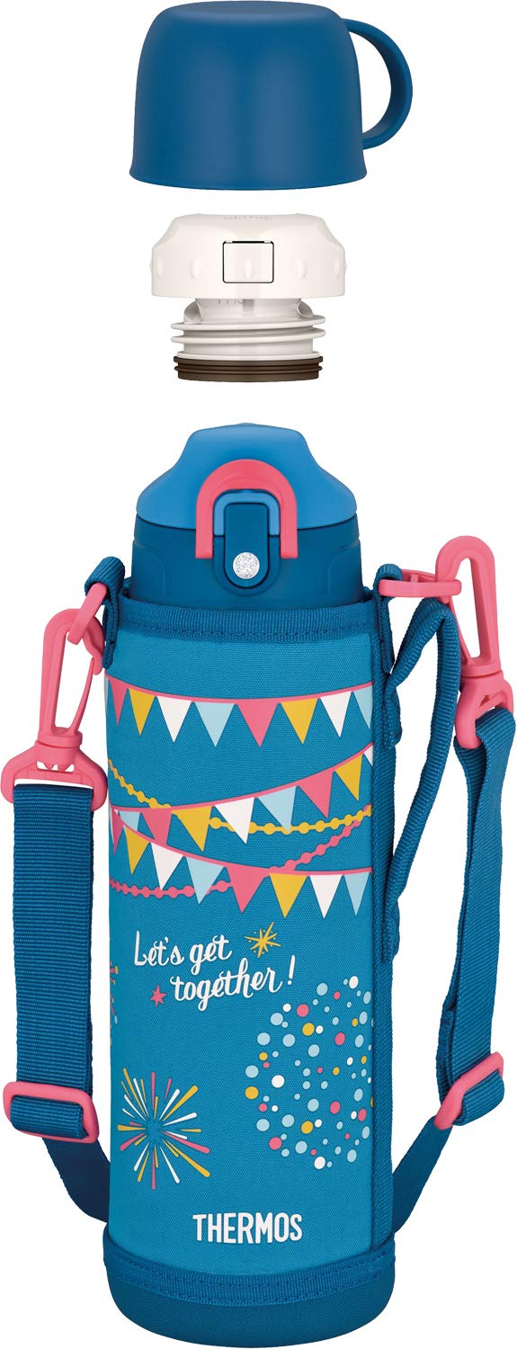 【送料無料】サーモス 水筒 真空断熱2ウェイボトル 1.0L/1.03L ブルーフラッグ FHO-1001WF BL-F