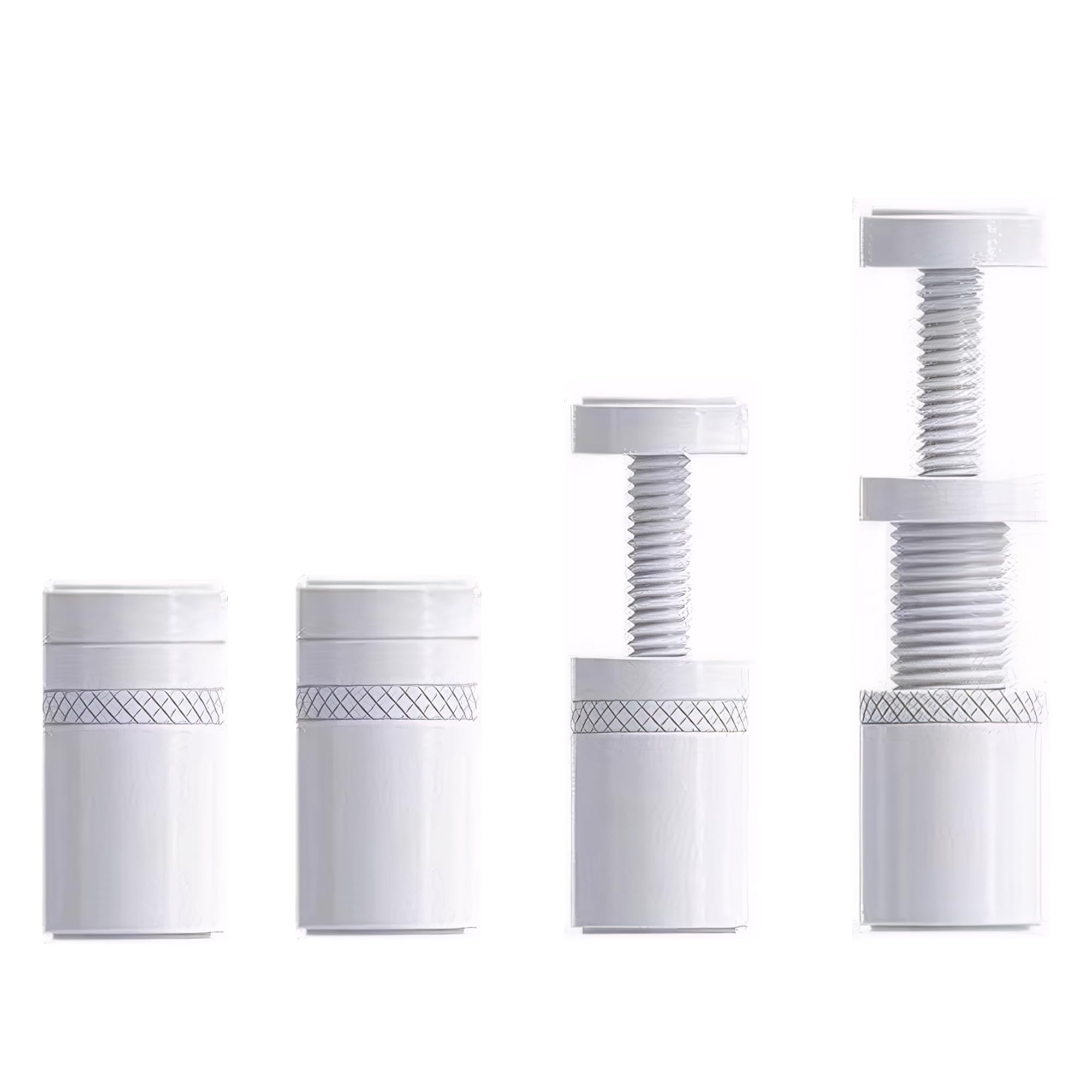 【送料無料】BLOOPIC GPUサポート 2個入り グラボ ステー 白 グラフィックカードサポート 調整可能 ロングスタイル グラボ 支え サポートステイ ビデオカードたるみ防止ブラケット GPUスタンド 短い 長い (ホワイト,27-50mm)