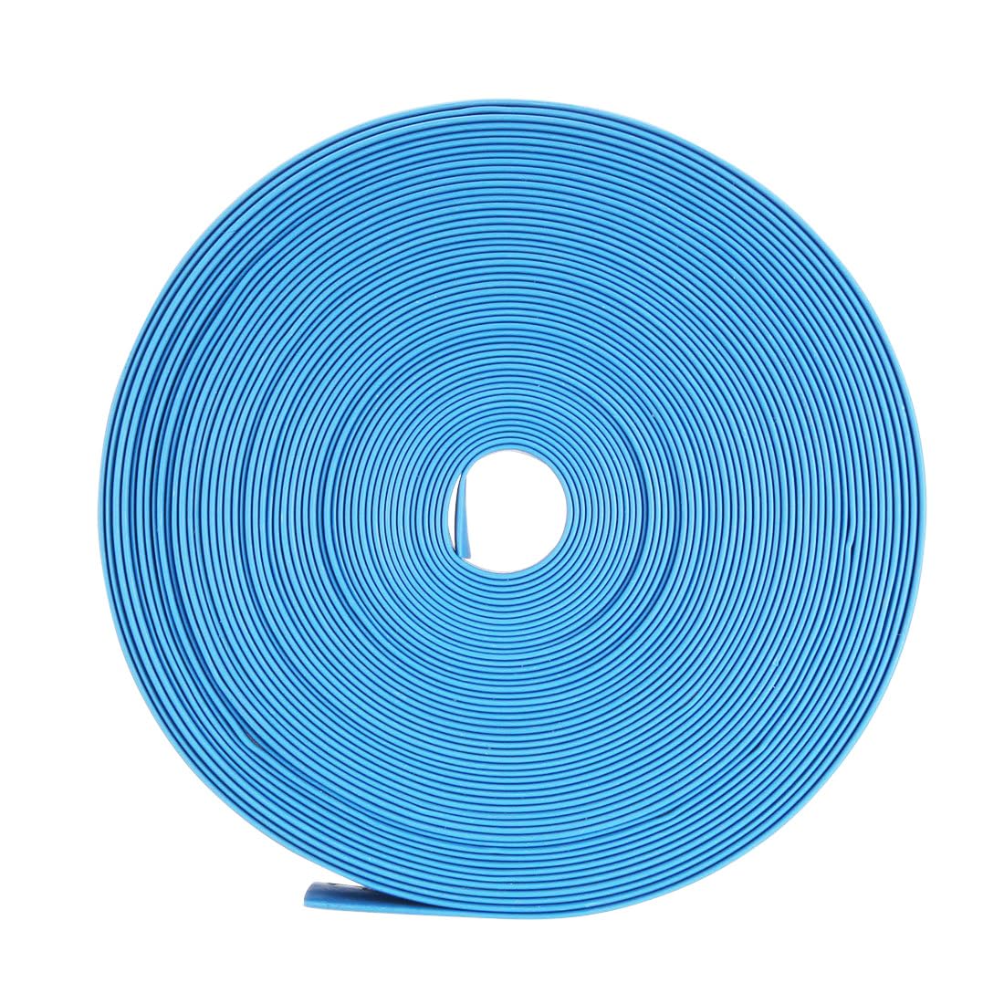 【送料無料】Edinstry 熱収縮チューブ 絶縁チューブ 収縮チューブ 長さ10m 幅10mm 2倍 ブルー PEチューブ 熱収縮 防水性 保護 絶縁性 難燃性 耐久性 データ線 パッチ チューブ