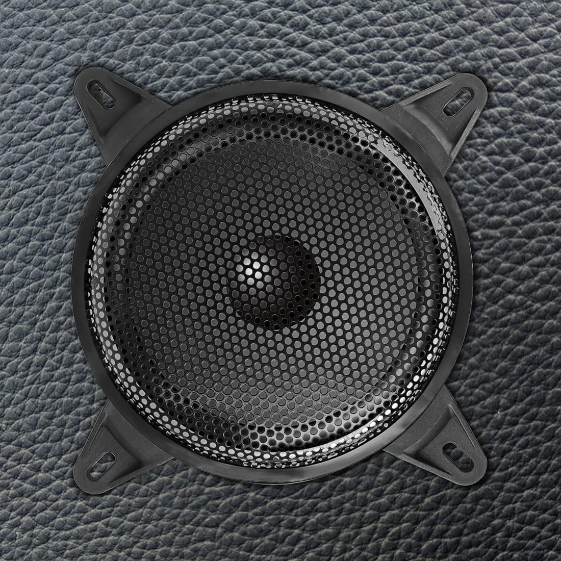 【送料無料】Edinstry スピーカーカバー グリル メタル車バー サブウーファー スピーカー グリル 金属カバー ガード自動車用 ユニバーサル 10″ F