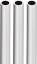 【送料無料】Edinstry アルミニウム丸管 アルミニウムチューブ 長さ300mm 外径8mm 内径6mm 3本 シームレスストレート アルミパイプ 6063アルミチューブ