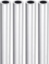 【送料無料】Edinstry アルミニウム丸管 アルミニウムチューブ 長さ250mm 外径5mm 内径3mm 4本 シームレスストレート アルミパイプ 6063アルミチューブ
