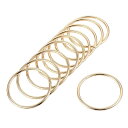 【送料無料】Edinstry Oバックル Oリング 10個 亜鉛合金リング シームレスリング 飾りリング Oリング アクセサリー 円形リング 25mm*3mm ゴールド