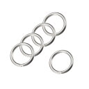【送料無料】Edinstry Oリング パッキン Oバックル 5pcs 厚さ5mm 外径90mm 内径80mm 201ステンレス 溶接 鋼製リング 円形リング 飾りリング Oリング パッキン アクセサリー シルバー
