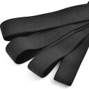 【送料無料】Copeflap 平ゴム 幅30mm x 長さ40m 織りゴム 幅広ゴム 織り平ゴム 替えゴム 太い (黒)
