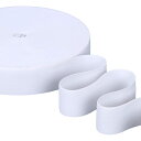 【送料無料】Copeflap 平ゴム 幅50mm x 長さ40m 織りゴム 幅広ゴム 強力 太い 手芸 (ホワイト)