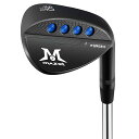 【送料無料】MAZEL (マゼル) FORGED 鍛造ゴルフサンドウェッジ メンズ 右利き ロフト角:48度、50度、52度、54度、56度、58度、60度 ワイドソールウェッジ (ステンレス鋼(鍛造 - ブラック), Rフレックス, 50, 度, 右利き)