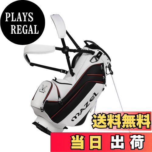 【送料無料】MAZEL (マゼル) ゴルフスタンドバッグ 14分割 47インチまで入る ゴルフバッグ ...