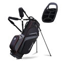 【送料無料】MAZEL (マゼル) キャディーバッグ スタンド 軽量 6分割 47インチまで入る ゴルフバッグ レディース メンズ (黒)