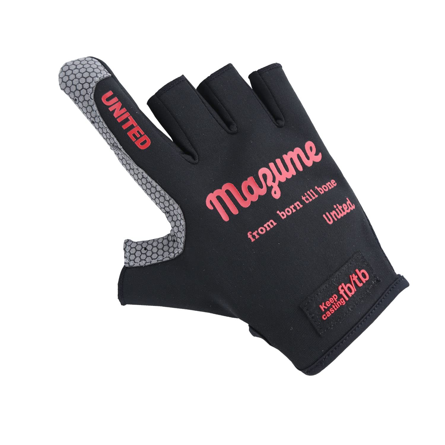 【送料無料】mazume ライトグローブ（4本カット） MZGL-S717-03 ブラック LL