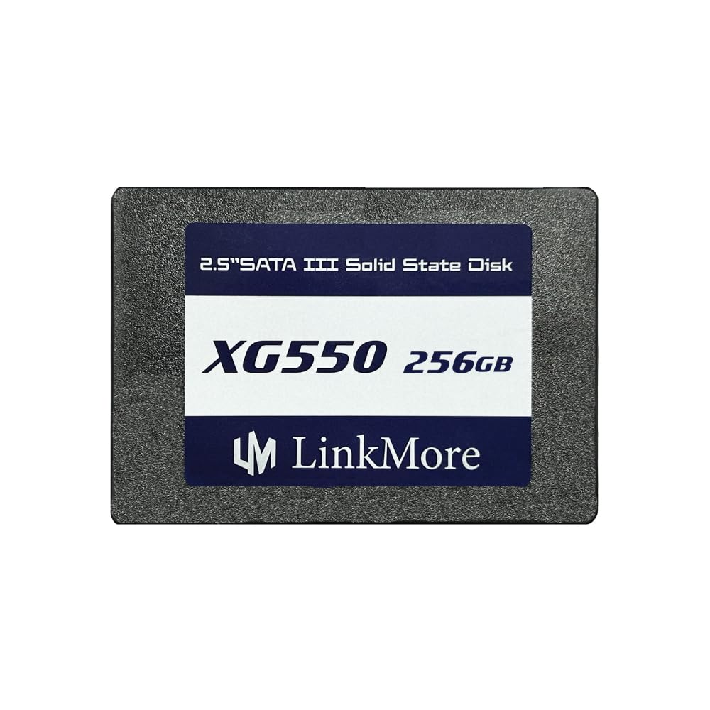 【送料無料】LinkMore XG550 256GB 2.5インチ 内蔵SSD SATAIII 6Gb/s (読込最大500MB/s)