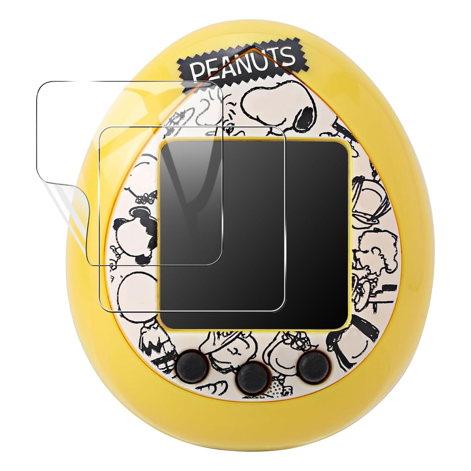 【送料無料】JIAYJP【2枚】 For Peanuts Tamagotchi用 フィルム 保護フィルム 強化 ガラスフィルム 【JIAYJP】TPU材料 柔軟性 高透過率 防爆裂 擦り傷防止 自己吸着 気泡防止Peanuts Tamagotchi液晶 フィルム