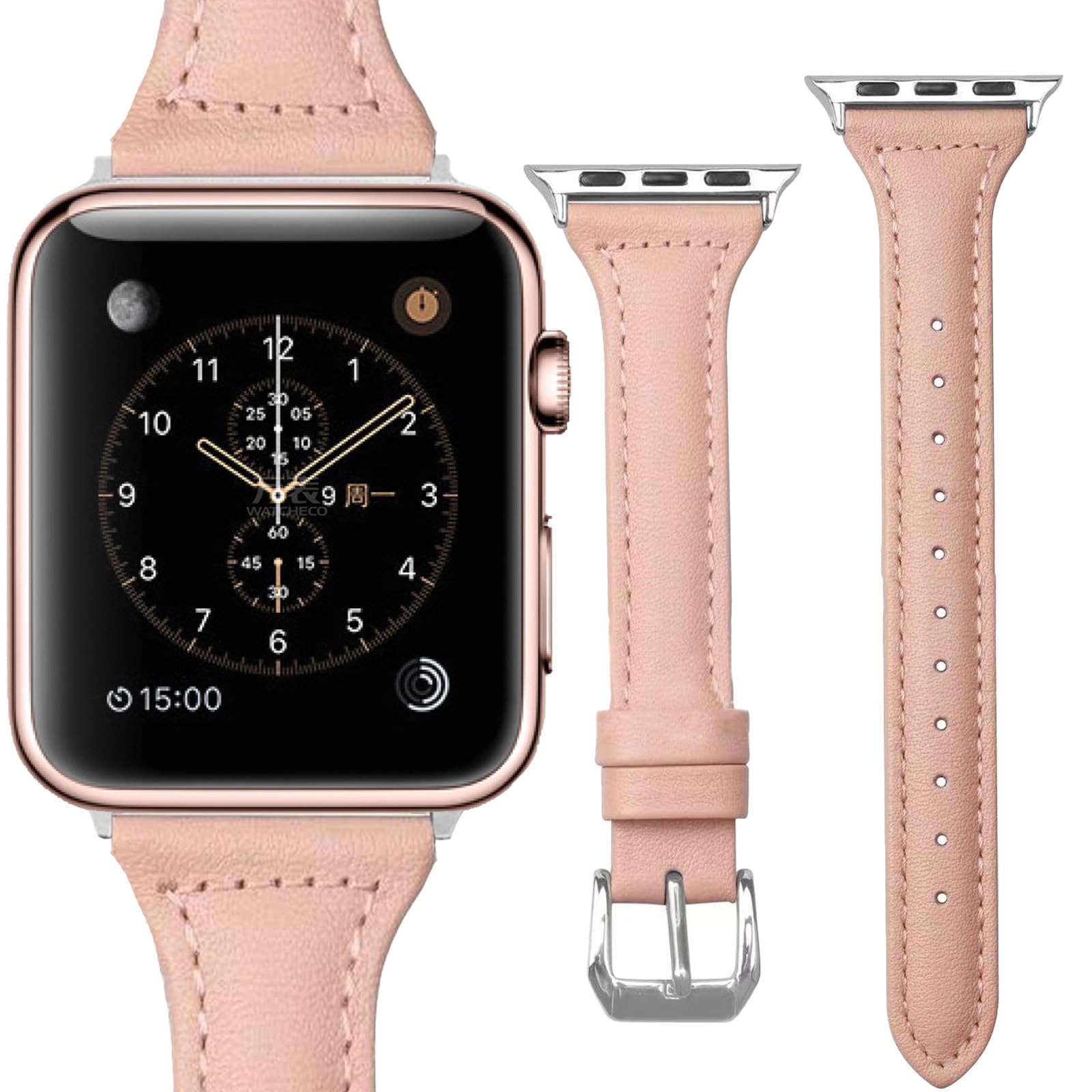 【送料無料】[CIOODDW] アップルウォッチ バンド レザー コンパチブル レディース アップルウォッチ バンド 革 38mm 40mm 41mm 49mm 45mm 44mm 42mm 交換ベルト iWacth Series 9/8/7/6/5/4/3/2/1/SEに対応 柔らかい ビジネス カジュアル アップルウォッチ バンド レディ