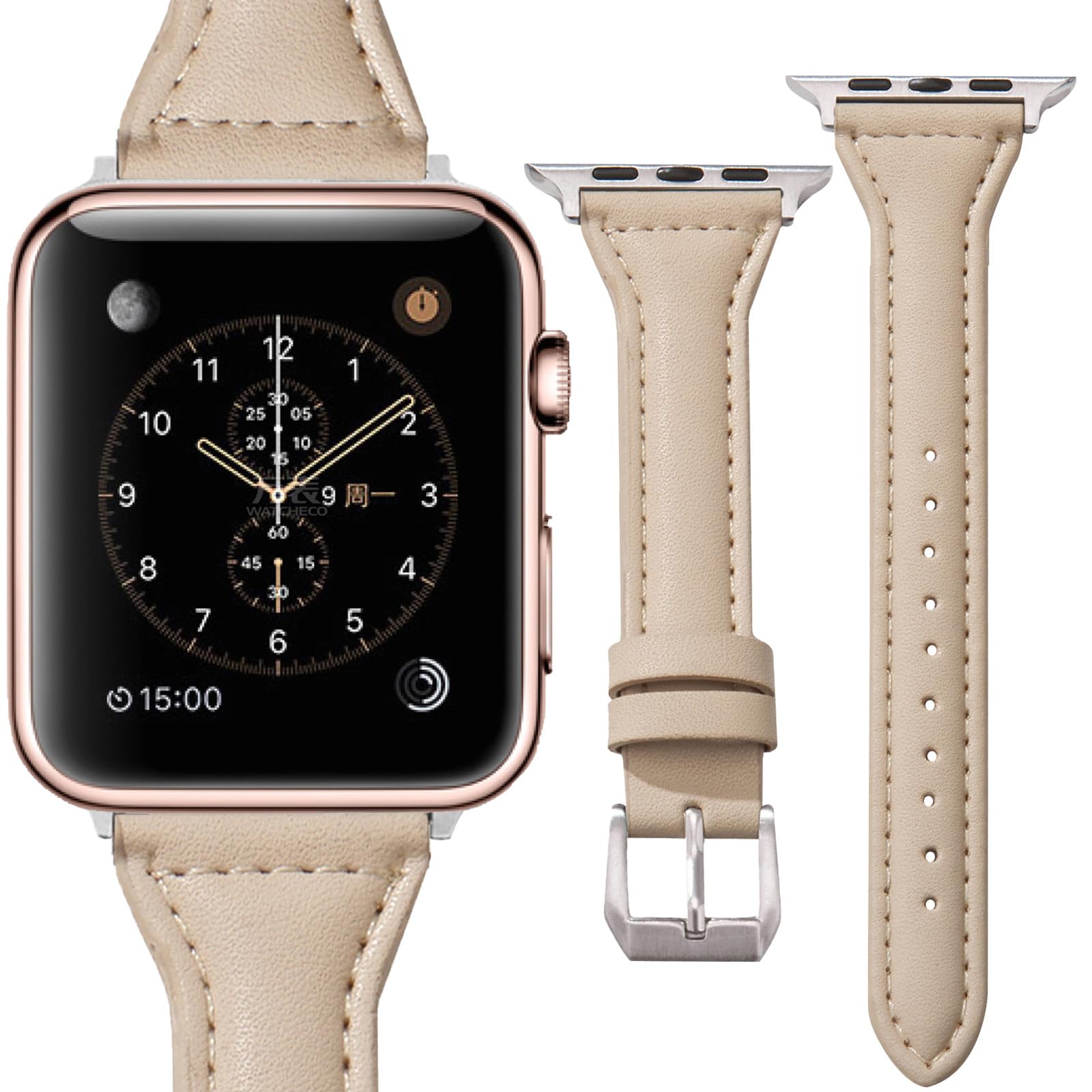 【送料無料】[CIOODDW] アップルウォッチ バンド レザー コンパチブル レディース アップルウォッチ バンド 革 38mm 40mm 41mm 49mm 45mm 44mm 42mm 交換ベルト iWacth Series 9/8/7/6/5/4/3/2/1/SEに対応 柔らかい ビジネス カジュアル アップルウォッチ バンド レディ