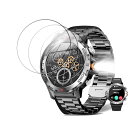 【送料無料】KONXISA For KOMOI LW76 1.46 インチ スマートウォッチ フィルム 強化ガラス 高透過率 9H硬度 擦り傷防止 飛散防止 指...