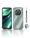 【送料無料】For OUKITEL WP39 / WP39 Pro 用 ケース カバー【KONXISA】軽薄型 TPU クリア スマホ ケース リングブラケット スタンド機能 バンパーカバー レンズ保護 耐久性 耐衝撃 全面保護カバー 携帯カバー 傷つけ防止 黄ばみ防止 指紋防止 スマホケース(クリア)