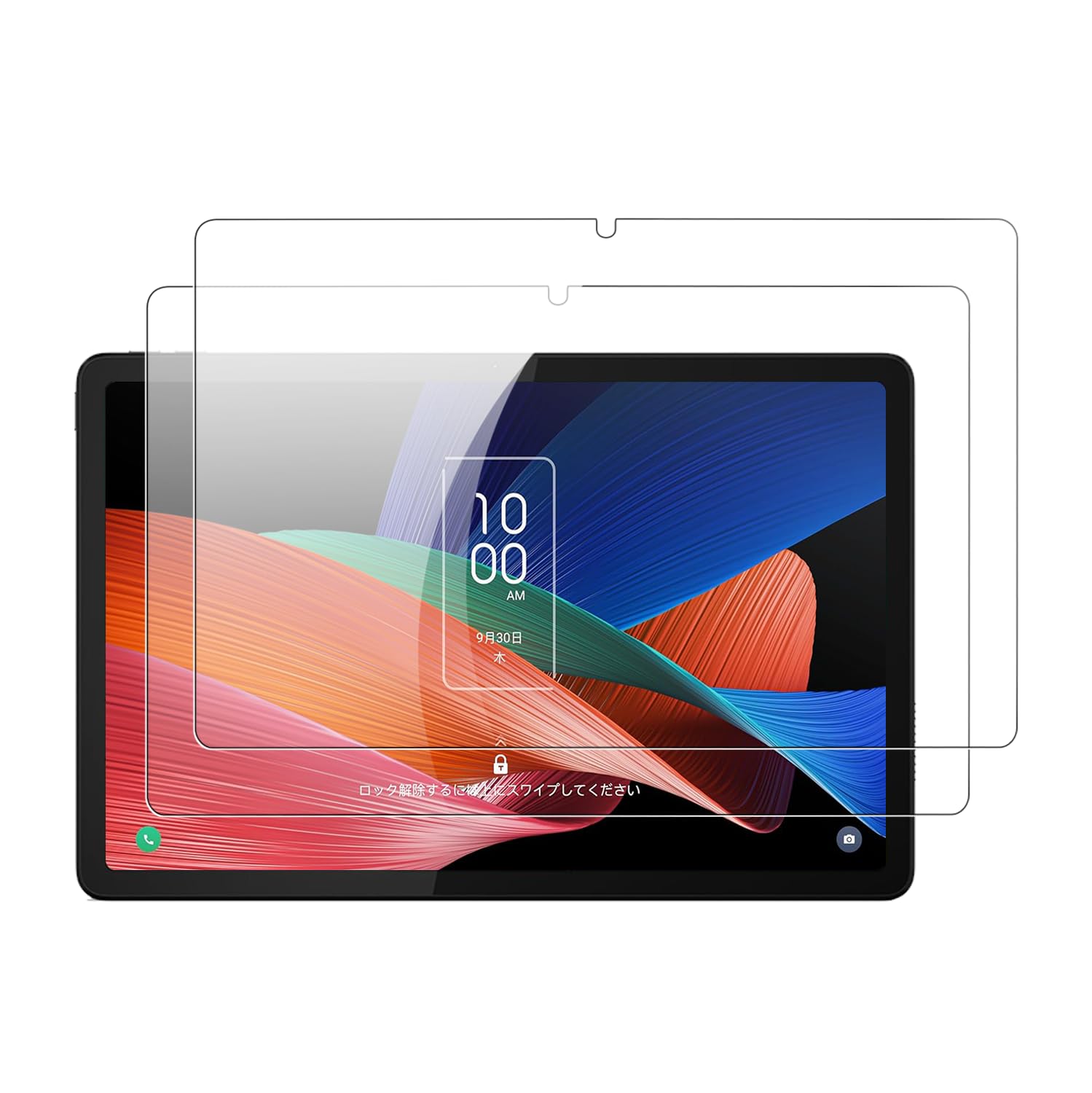 【送料無料】【2枚セット】TCL TAB 10 Gen2 タブレット 10.36インチ 対応 強化ガラス保護フィルム KONXISA タブレットガラス保護フィルム 液晶保護フィルム 高透過率 防水 耐油 指紋防止 9H硬度 傷防止 飛散防止 自動吸着 対応 強化ガラスフィルム