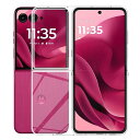 【送料無料】For Motorola moto Razr 60 Ultra ケース クリア PC素材 耐衝撃 衝撃吸収 全面保護 薄型 軽量 Greerass 保護ケース ソフトカバー 滑り止め 黄ばみ防止 指紋防止 透明 耐久 インストール簡単