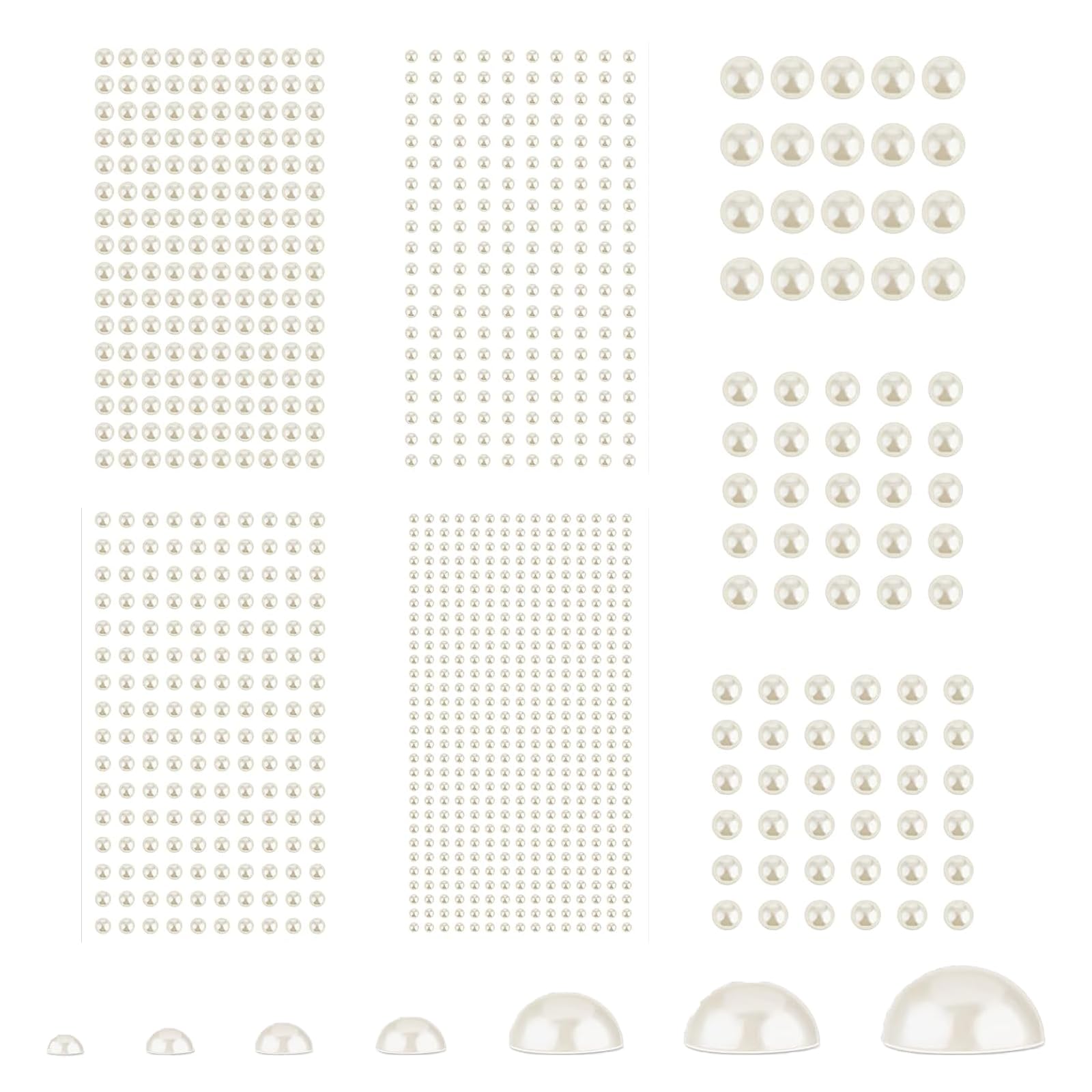 【送料無料】DFsucces パールステッカー パールシール 自己粘着性 フェイスステッカー 顔面デコ デコパ..