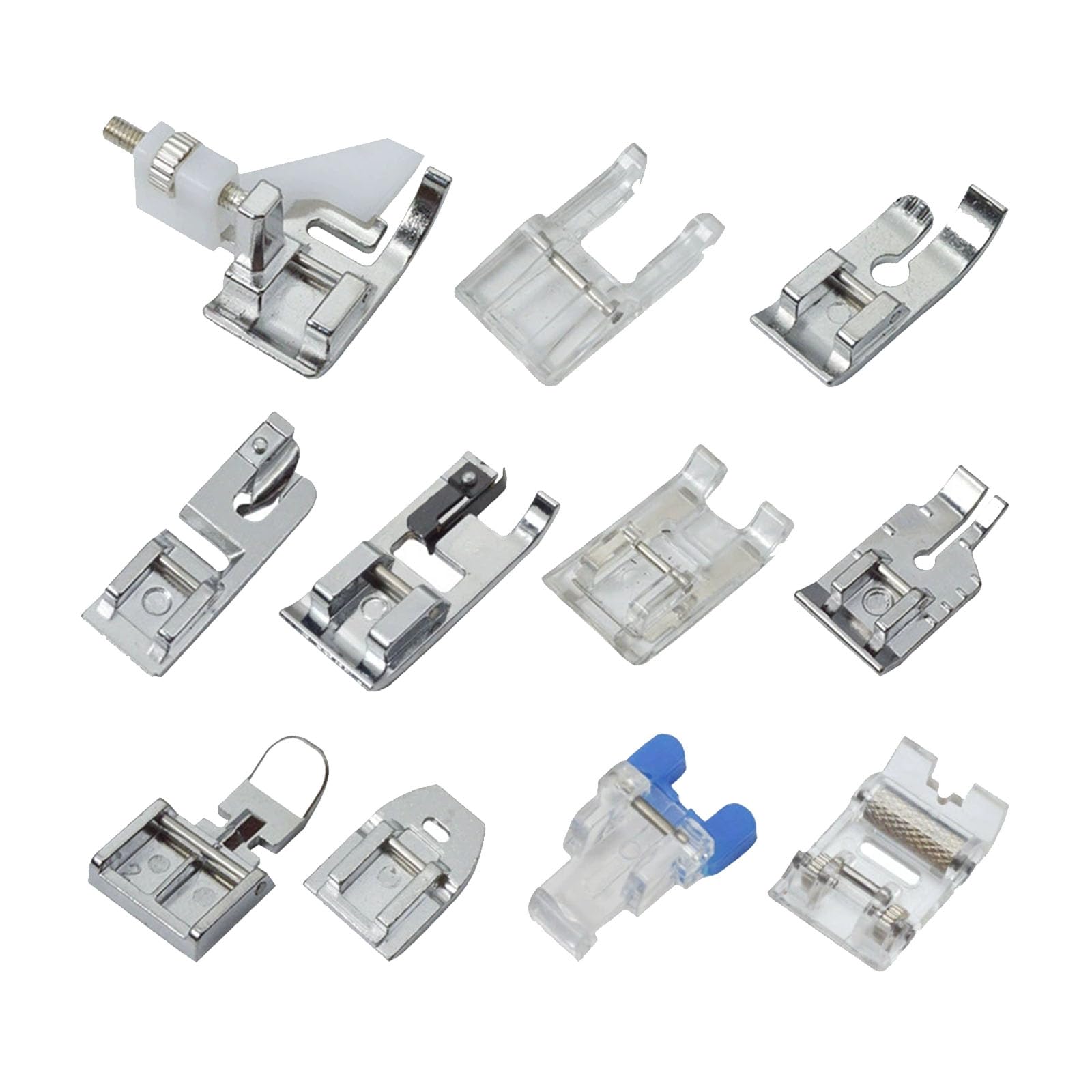 【送料無料】DFsucces ミシン押さえ金具 11点セット 金属製 アタッチメント 修理 押さえ交換 縫い押さ..