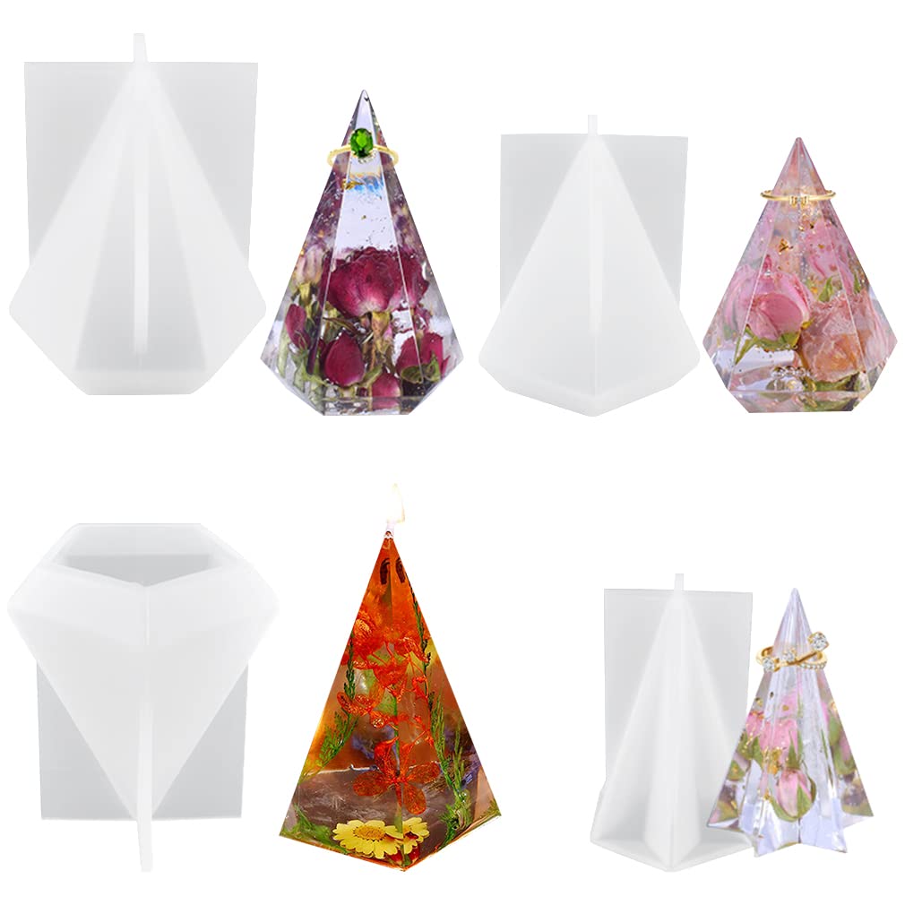 【送料無料】iSuperb ペンダント 指輪置き 円錐 8種類 六角形 五角形 ポリゴン ペンデュラム 水晶 クリ..