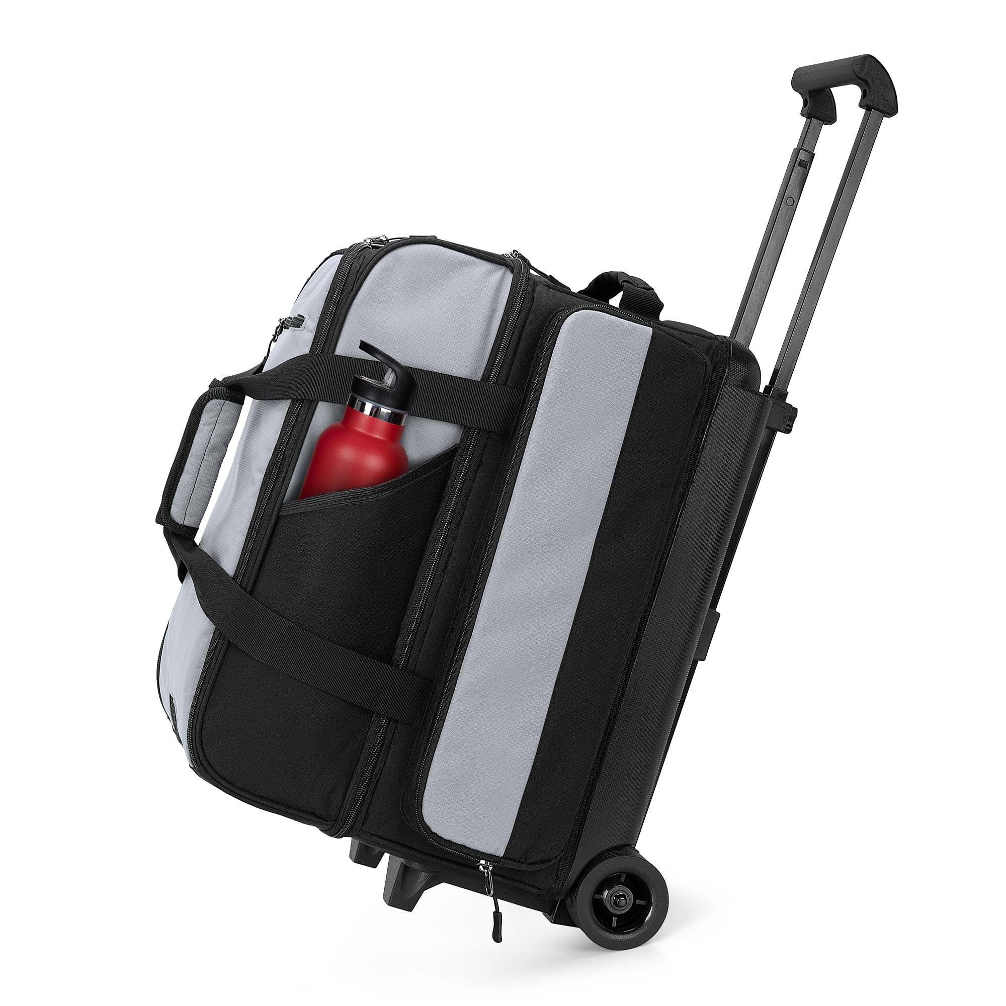 【送料無料】GOBUROS ボウリング バッグ キャスター付き ボウリング バッグ 2個用キャリー ボウリング ..