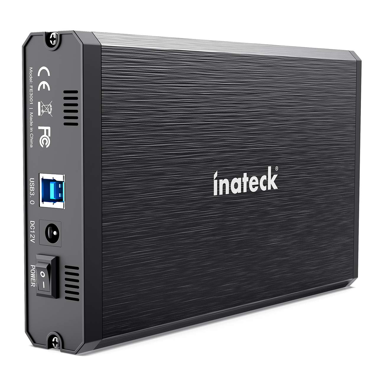 【送料無料】Inateck 2.5/3.5インチ USB3.0 HDD外付けケース SATA(SATA-I/II/III)にサポート UASP超高速データ転送モードに対応 アルミ製,FE3001