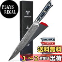 【送料無料】SANMUZUO カービングナイフ - 9 インチスライスナイフ - Xuan シリーズ - 67層 ダマスカス鋼キッチン肉切り包丁 - 樹脂ハンド...