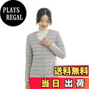 【送料無料】LIYURLTA ウルトラライト ノーカラー ダウンジャケット レディース インナー ダウン ジャケット 撥水 軽量 暖かい 防寒 薄い 秋冬 収納ポーチ付き LIY47 (JP, アルファベット, M, グレー)