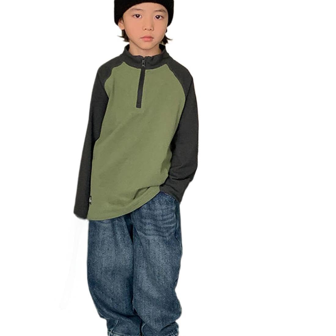 【送料無料】[HOLRAFAN] 男の子 長袖 tシャツ ロングTシャツ キッズ 長袖 子供服 ロングスリーブTシャツ ベーシック通気性 柔らかい おしゃれ 普段着 部屋着 カジュアル 80-160cm(1/ 130)