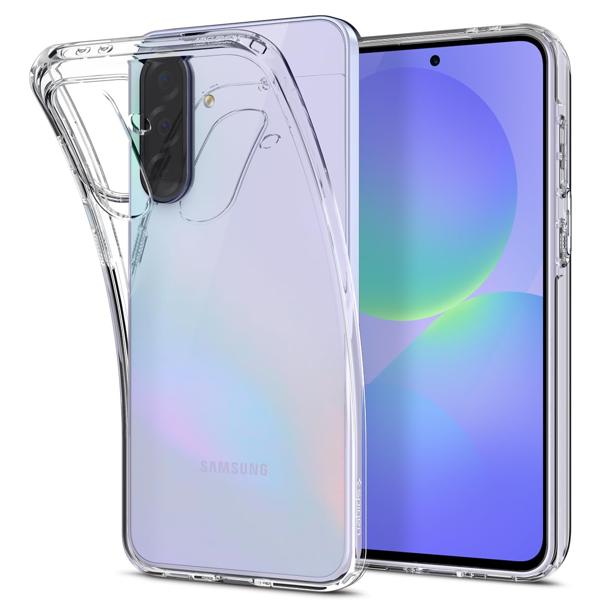 【送料無料】Spigen Galaxy A36 ケース クリア 超薄型 超軽量 米軍MIL規格取得 リキッド・クリスタル ACS09167 (クリスタル・クリア)