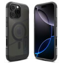 【送料無料】Spigen 【カメラコントロールカバー付き】iPhone 16 Pro Max ケース MagSafe対応 マグネット搭載 スタンド ボタン保護 埃防止 マット 耐衝撃 米軍MIL規格 タフ・アーマー(AI)T・マグフィット ACS09070 (フロスト・ブラック)