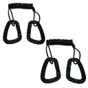 【送料無料】FUKUMIDO ロッドホルダー カラビナ 釣り 竿 海 バス 車載用ロットホルダー 車載 カールコード 車 カー フック 竿受け 竿掛け 船 ブラ...