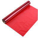 【送料無料】ideamall セロファンラップロール セロファン ラッピングペーパー カラーセロハン 30m 幅40cm (レッド)