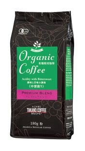 【送料無料】タカノコーヒー オーガニックコーヒー プレミアムブレンド(中深煎り) ×4セット