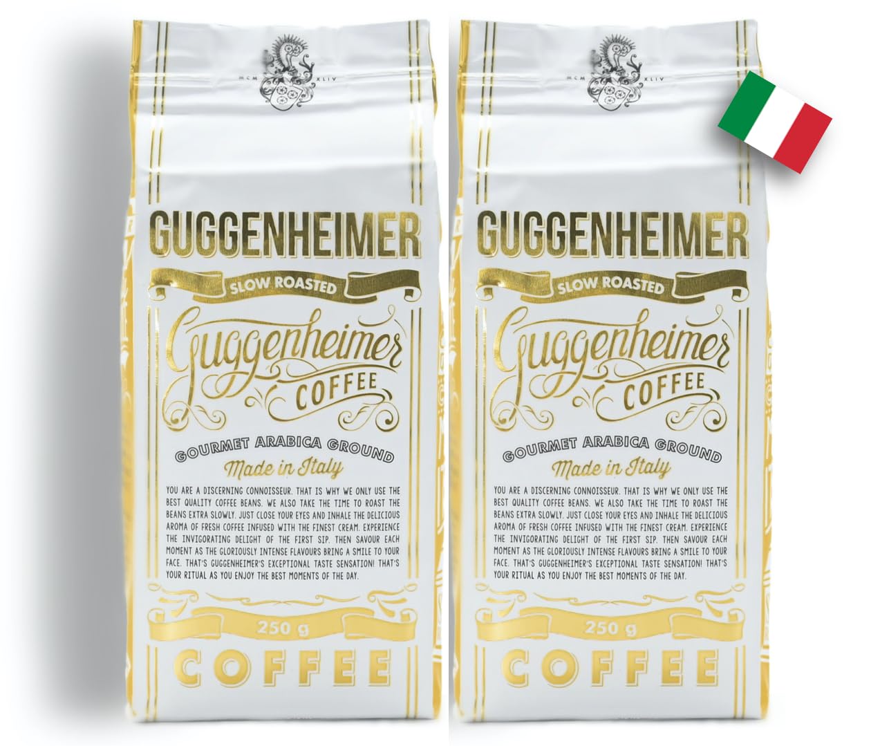 【送料無料】コーヒー好きへの最高の贈り物。ついに日本で発売！(粉) 250g x 2 、スローロースト製法で酸味が少なく、ほど良い苦味。まろやかなコク。アイスコーヒーやエスプレッソにもおすすめ。