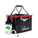 【送料無料】FUKUMIDO バッカン 釣り クーラーボックス バケツ アウトドア 道具 折りたたみ アジング 活かし 40cm 23l エアー ポンプ セット...